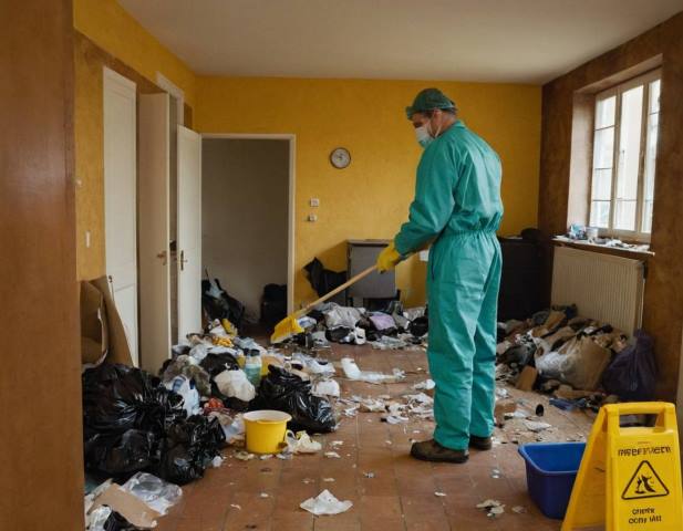 Nettoyage Syndrome de Diogène Oullins habitation insalubre image